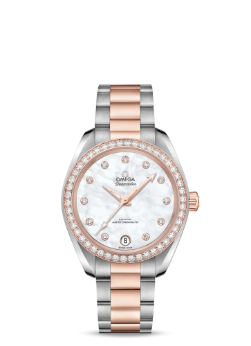 Omega Seamaster Aqua Terra 150M Master Chronometer 34 Stainless Steel / Sedna Gold / Diamond / MOP / Bracelet